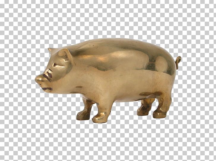 Domestic Pig Animal Figurine Brass PNG, Clipart, Animal, Animal Figure, Animal Figurine, Box, Brass Free PNG Download