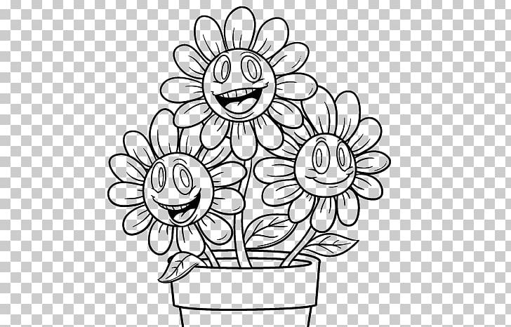 Flowerpot Drawing Coloring Book PNG, Clipart, Artwork, Black And White, Circle, Color, Coloring Book Free PNG Download