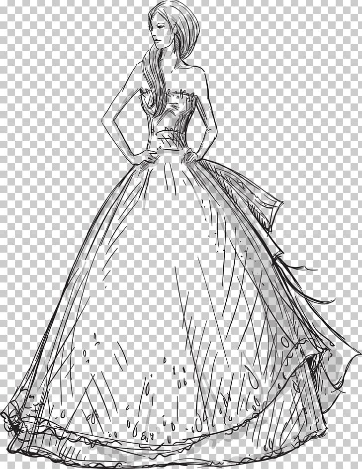 Wedding Dress Design Drawing
