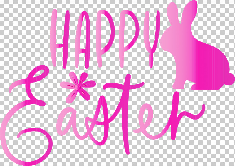 Pink Text Font Magenta PNG, Clipart, Easter Day, Easter Sunday, Happy Easter, Magenta, Paint Free PNG Download