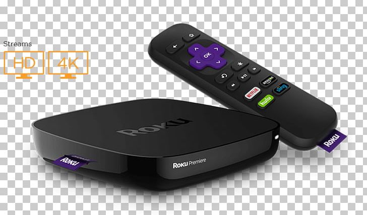 Roku Premiere+ 4K Resolution Streaming Media PNG, Clipart, 1080p, Electronic Device, Electronic Instrument, Electronics, Electronics Accessory Free PNG Download