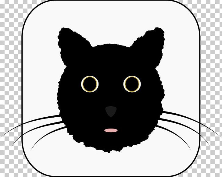 Black Cat Kitten Whiskers Mammal PNG, Clipart, Animal, Animals, Black, Black And White, Black Cat Free PNG Download