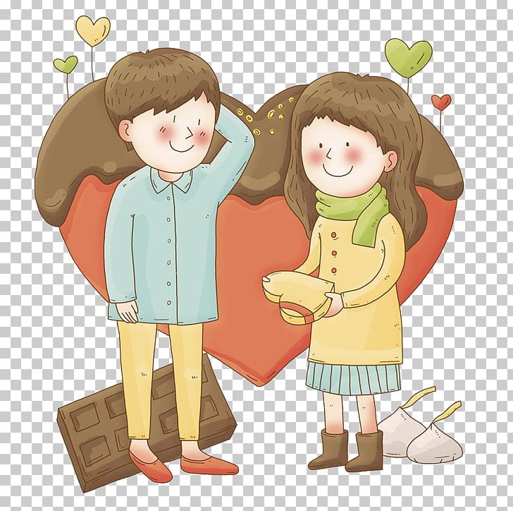 Couple Cartoon Illustration PNG, Clipart, Art, Ashamed, Boy, Business Man, Child Free PNG Download