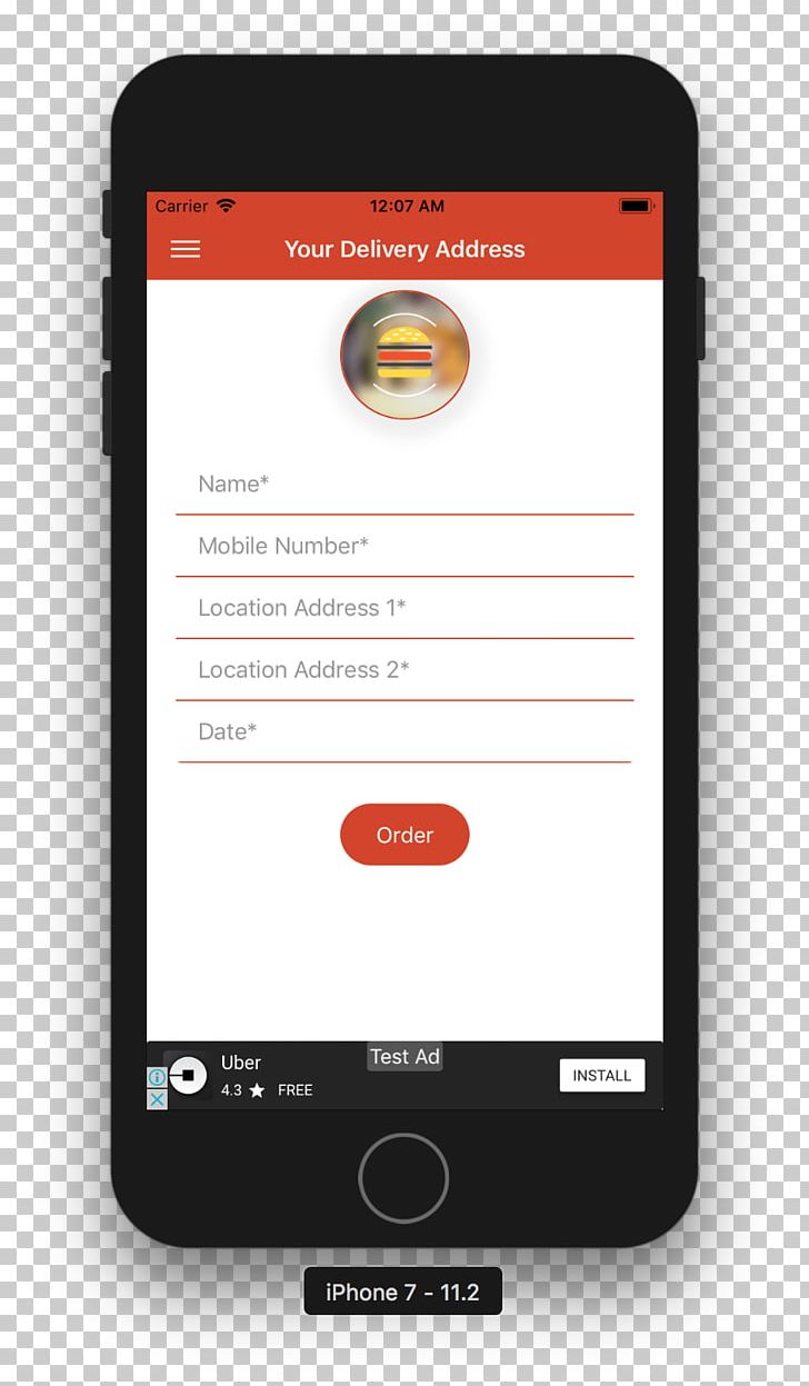 Ionic Online Food Ordering IOS SDK PNG, Clipart, Apple, Brand, Communication, Communication Device, Electronics Free PNG Download