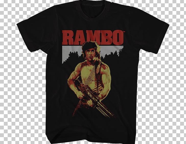 T-shirt John Rambo Clothing PNG, Clipart, Brand, Clothing, Film, First Blood, John Rambo Free PNG Download
