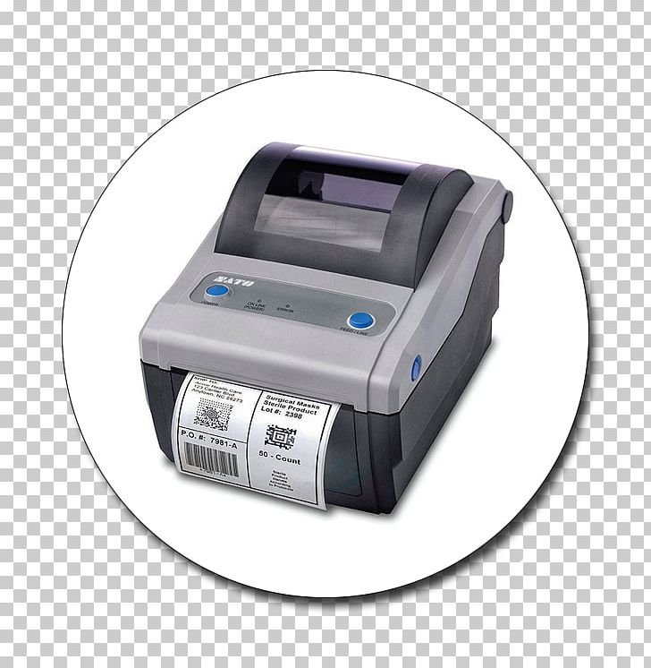 Barcode Printer Label Printer Thermal-transfer Printing SATO CG 408 PNG, Clipart, Barcode, Barcode Printer, Electronic Device, Electronics, Inkjet Printing Free PNG Download