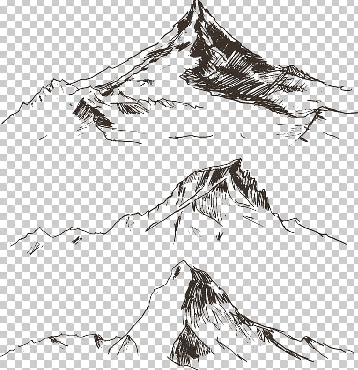 Drawing Mountain Illustration PNG, Clipart, Abstract Lines, Angle, Drawing Vector, Happy Birthday Vector Images, Landscape Painting Free PNG Download