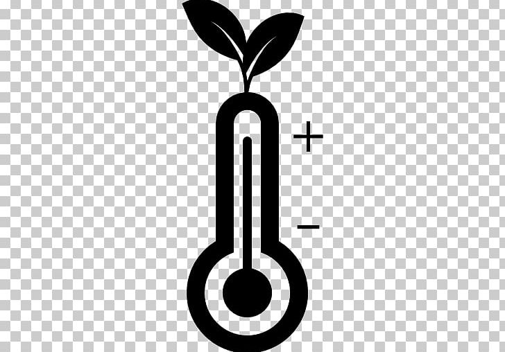 cold thermometer clipart black and white