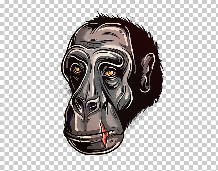 Ape Cartoon Chimpanzee Illustrator PNG, Clipart, Animal, Ape, Art, Artist, Automotive Design Free PNG Download