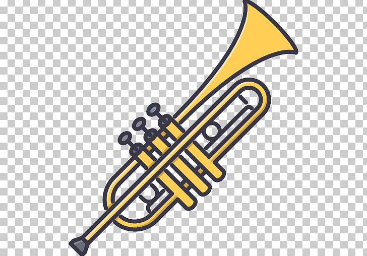 Trumpet Computer Icons Music PNG, Clipart, Band, Brass Instrument, Brass Instruments, Computer Icons, Drawing Free PNG Download
