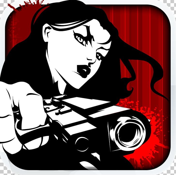 Firearm Woman PNG, Clipart, Art, Black And White, Cartoon, Drawing, Fictional Character Free PNG Download