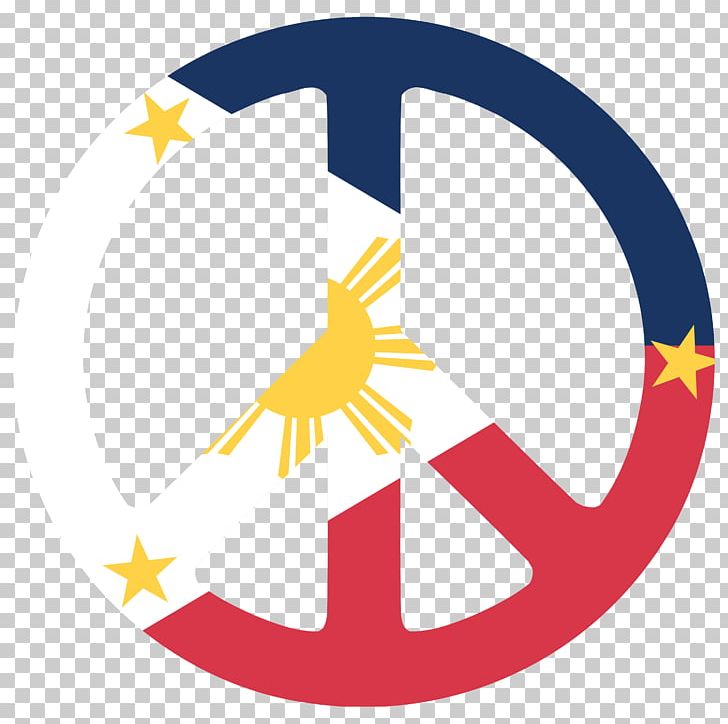 Flag Of The Philippines Peace Symbols PNG, Clipart, Area, Brand, Circle, Clip Art, Flag Free PNG Download