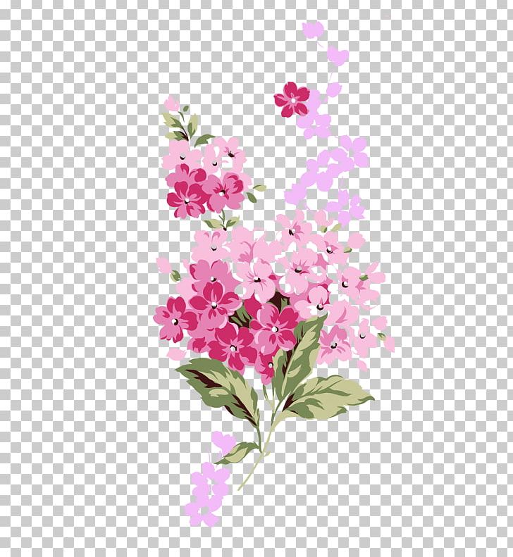 Pink Flowers Watercolor Painting PNG, Clipart, Annual Plant, Art, Blossom, Branch, Cut Flowers Free PNG Download