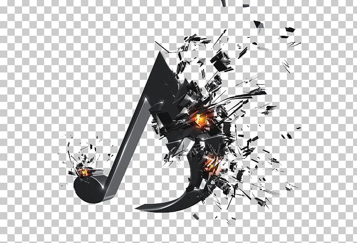 Musical Note 3d Computer Graphics Explosion Png Clipart 3d Computer