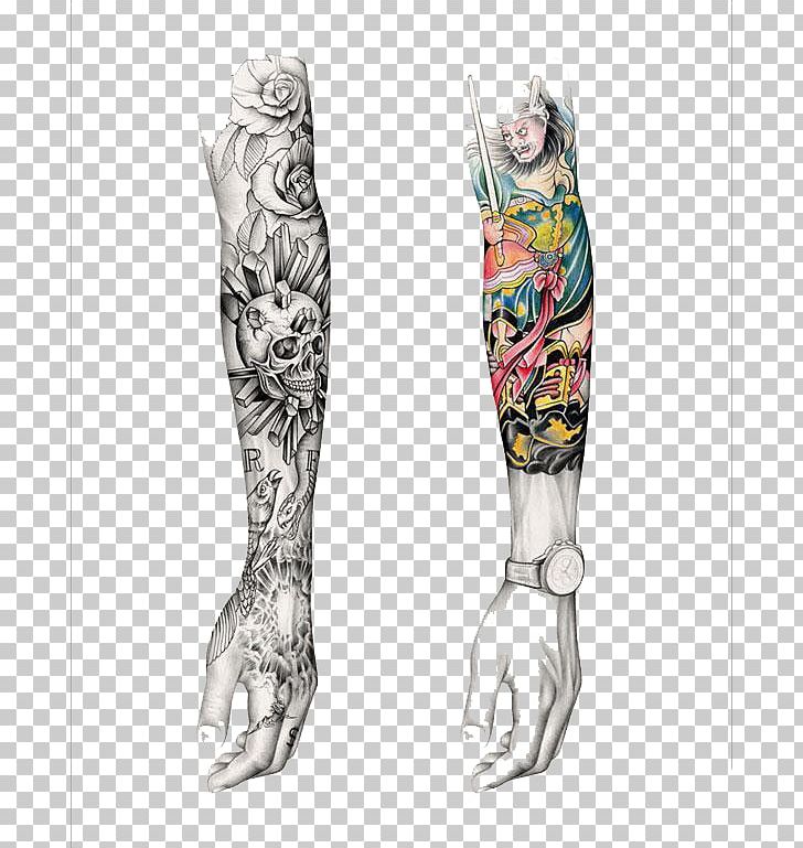 Sleeve Tattoo Arm PNG, Clipart, Arms, Black, Black And White, Cartoon Arms, Coat Of Arms Free PNG Download
