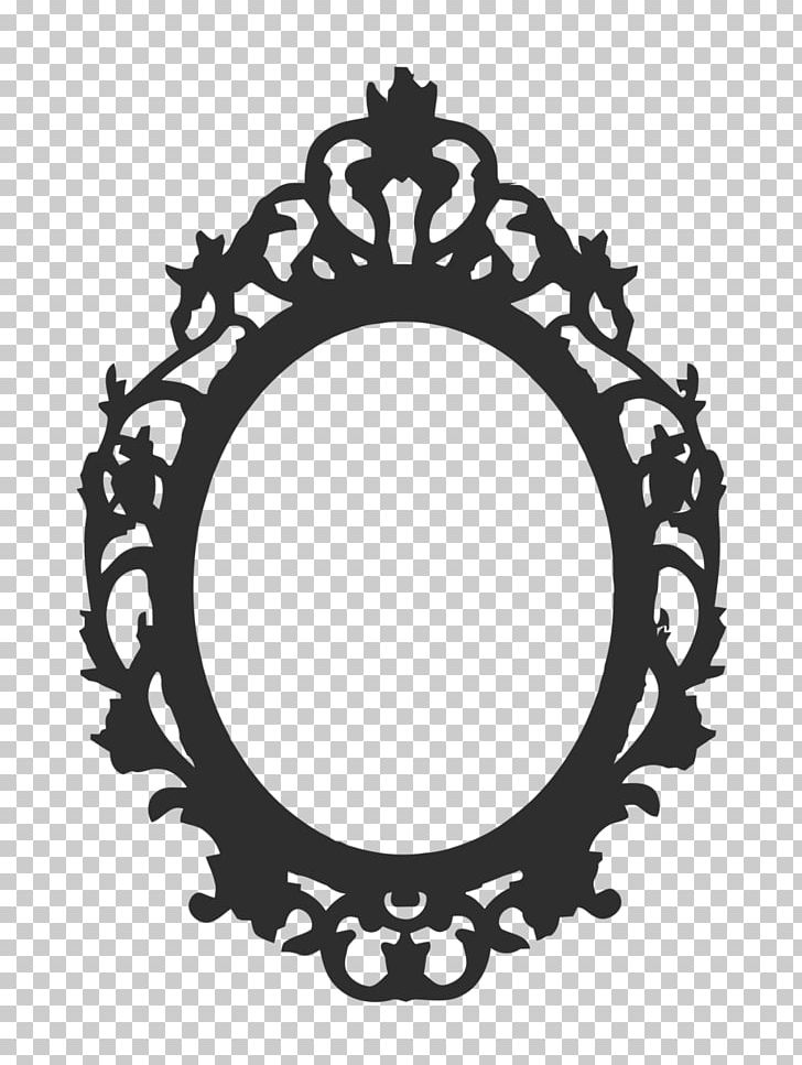 Graphics Mirror Frames PNG, Clipart, Art, Black And White, Circle, Decorative Arts, Dekoratif Free PNG Download