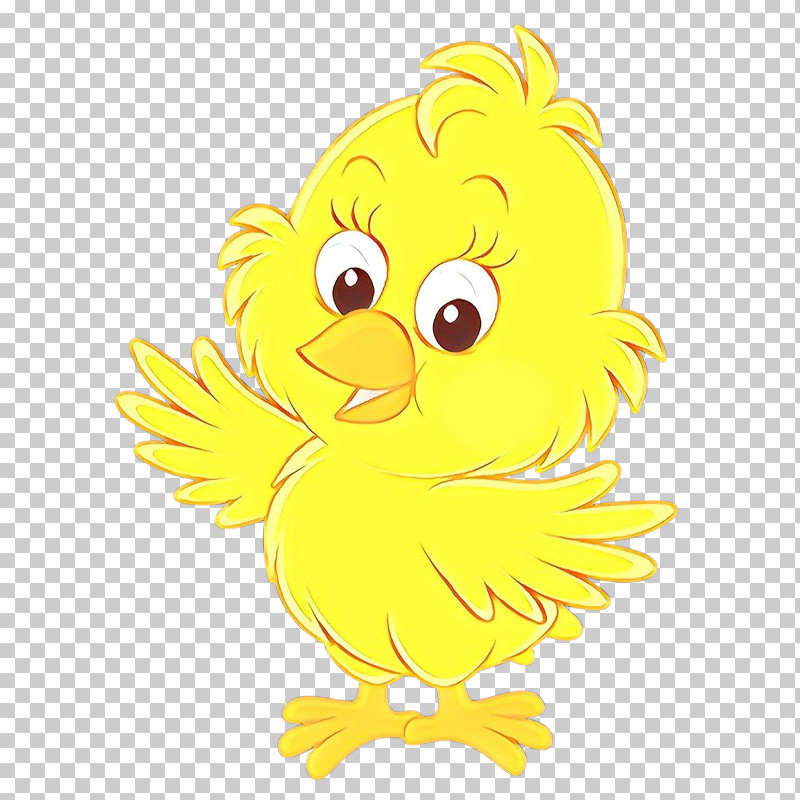 Cartoon Yellow Bird Beak PNG, Clipart, Beak, Bird, Cartoon, Yellow Free PNG Download