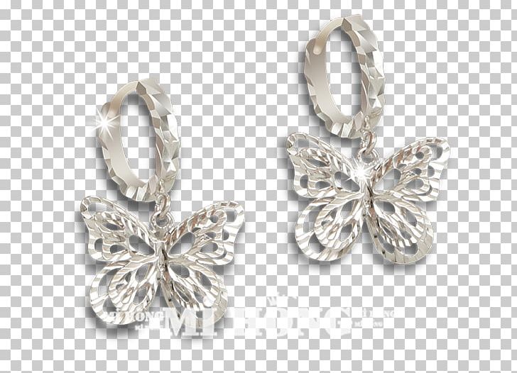 Earring Jewellery Butterfly Silver Cửa Hàng Trang Sức Pnj PNG, Clipart, Body Jewellery, Body Jewelry, Butterfly, Charms Pendants, Consumer Free PNG Download