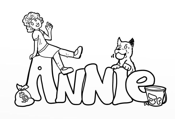 Little Orphan Annie Coloring Book PNG, Clipart, Angle, Annie, Arm ...