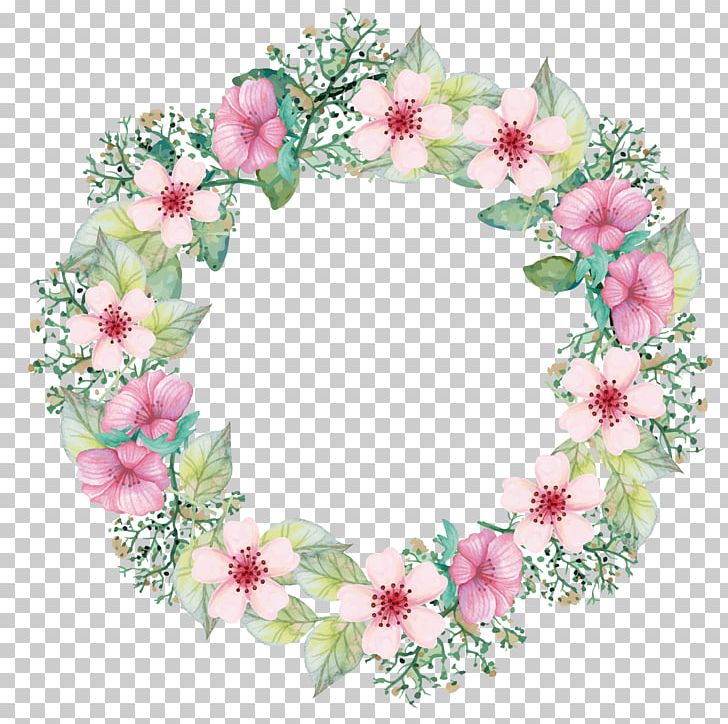 Paper Flower Bouquet Wreath PNG, Clipart, Beautiful Garland, Beautifully Garland, Cartoon, Christmas Garland, Circle Free PNG Download
