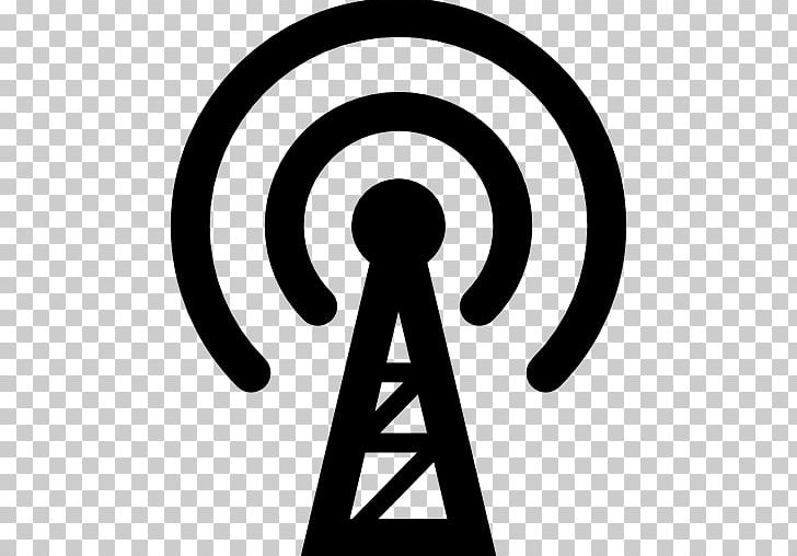 Computer Icons Tower Signal Wireless Wi-Fi PNG, Clipart, Aerials, Area, Black And White, Brand, Broadcasting Free PNG Download