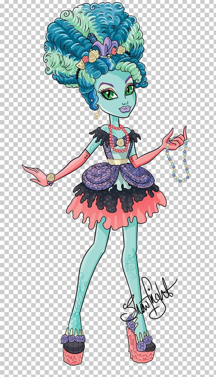 Honey Island Swamp Monster Cleo DeNile Monster High Doll PNG, Clipart, Anime, Art, Doll, Fashion Design, Fashion Illustration Free PNG Download