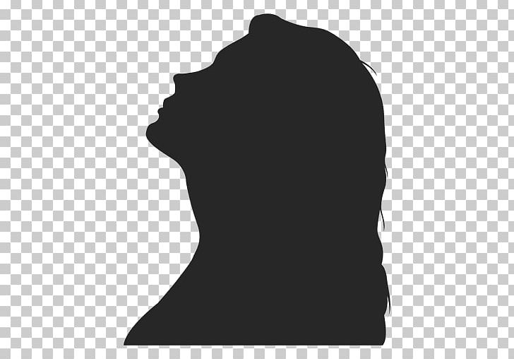 Silhouette Drawing Female Woman PNG, Clipart, Animals, Avatar, Black, Black And White, Crayon Free PNG Download