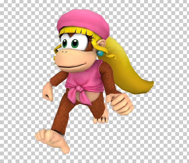 Super Smash Bros. Brawl Super Smash Bros. For Nintendo 3DS And Wii U Mario Super Sluggers Dixie Kong PNG, Clipart, Character, Diddy Kong, Dixie Kong, Donkey Kong, Earrings Free PNG Download