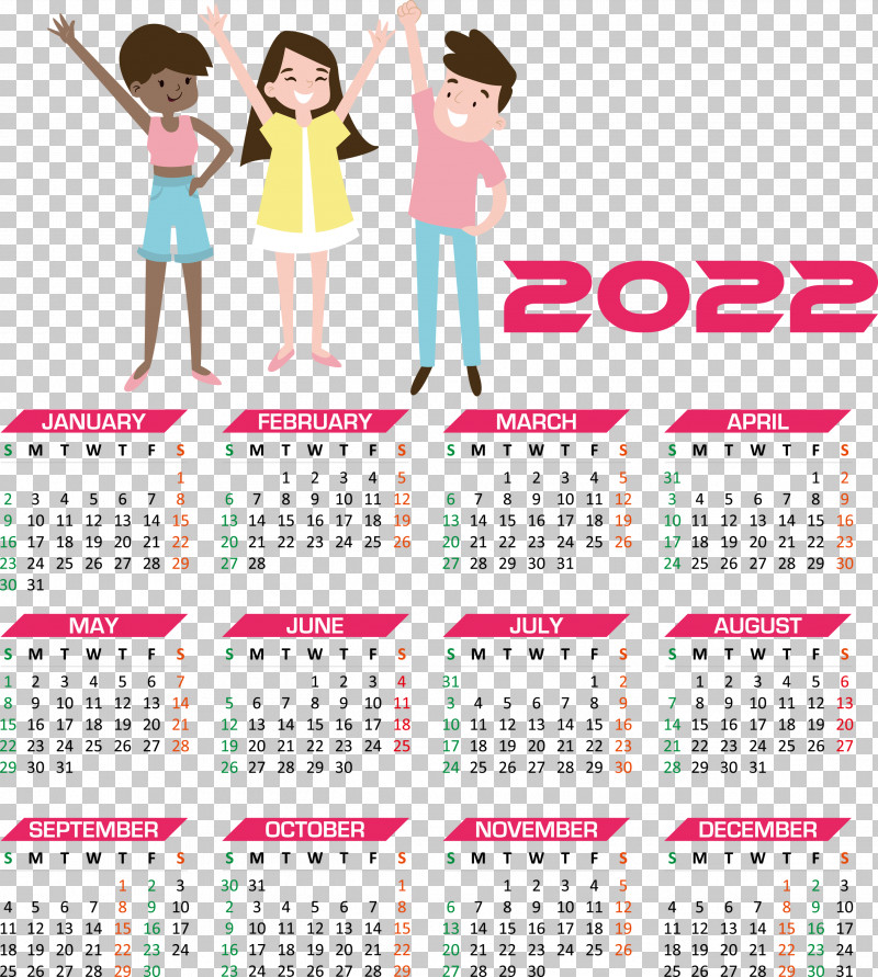 2022 Calendar Year 2022 Calendar Yearly 2022 Calendar PNG, Clipart, Calendar System, Cartoon, Human, Royaltyfree, Web Design Free PNG Download