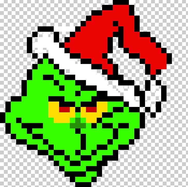 Christmas Pixel Art Grinch