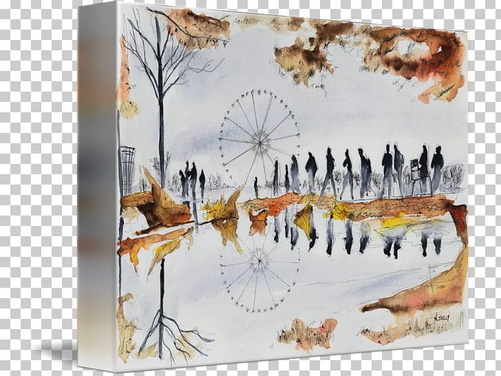 Watercolor Painting Ferris Wheel Art Drawing PNG, Clipart, Art, Canvas, Drawing, Fauna, Ferris Wheel Free PNG Download