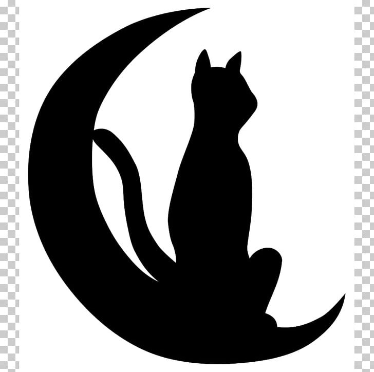 Download Black Cat Whiskers Silhouette Drawing PNG, Clipart ...