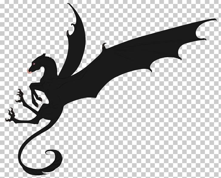 Cartoon Dragon Silhouette PNG, Clipart, Black, Black And White, Cartoon, Character, Clip Art Free PNG Download