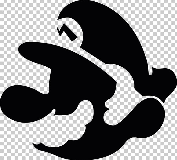 Super Mario Bros. Super Paper Mario PNG, Clipart, Black, Black And White, Computer Icons, Gaming, Hand Free PNG Download