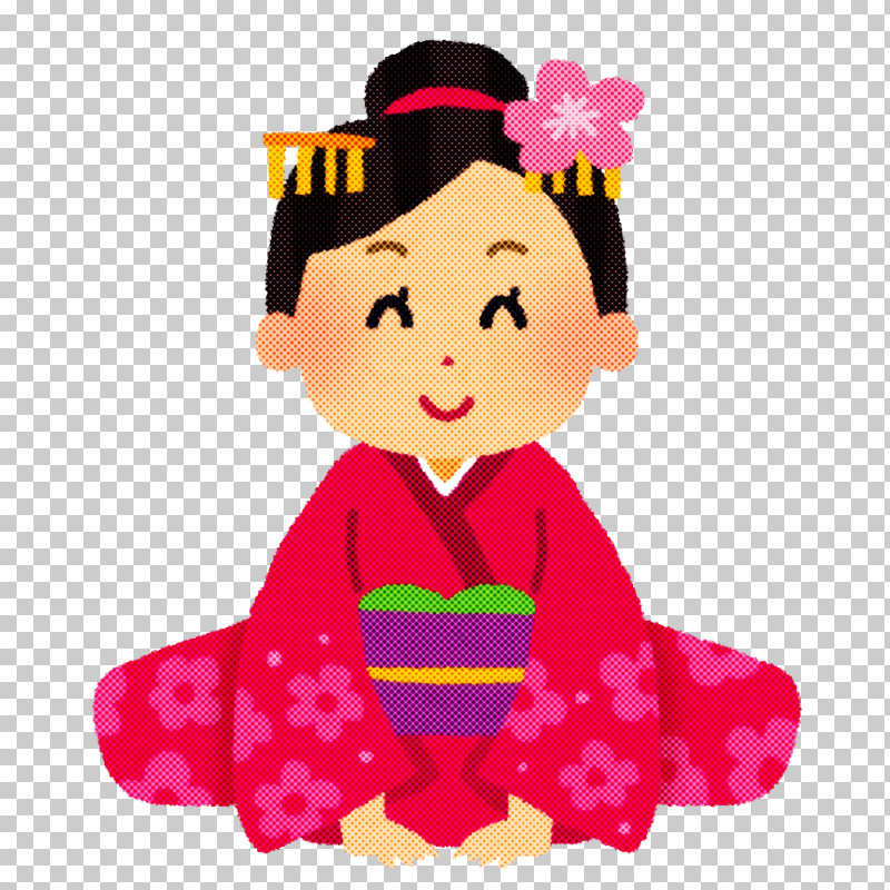 Cartoon Pink Costume Kimono PNG, Clipart, Cartoon, Costume, Kimono, Pink Free PNG Download
