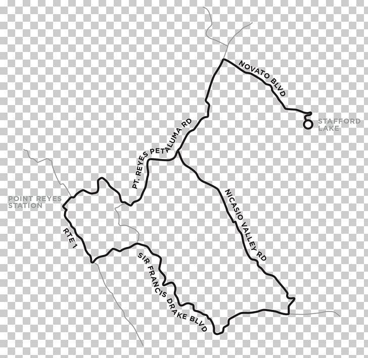 Map Gran Fondo Nicasio Valley Road Samuel P. Taylor State Park PNG, Clipart, Angle, Area, Black And White, Breaking Away, Diagram Free PNG Download