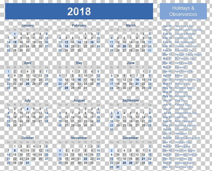Calendar Public Holiday 0 United States PNG, Clipart, 2017, 2018, 2018 Calendar, 2019, Area Free PNG Download