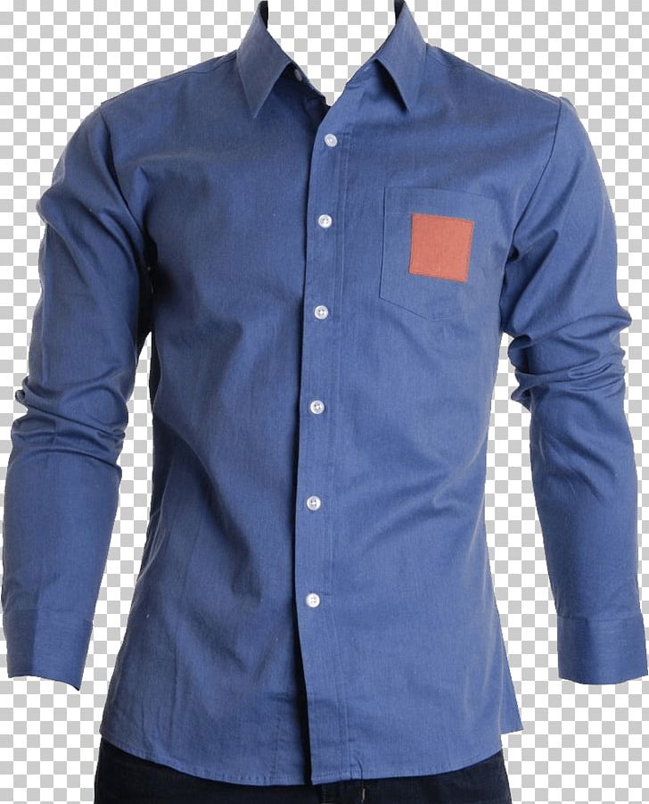 T-shirt Dress Shirt PNG, Clipart, Blue, Button, Clothing, Cobalt Blue, Collar Free PNG Download