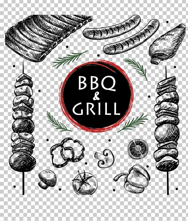 Barbecue Grill Spare Ribs Meat PNG, Clipart, Barbecue, Barbecue Food, Barbecue Skewer, Barbecue Vector, Black And White Free PNG Download