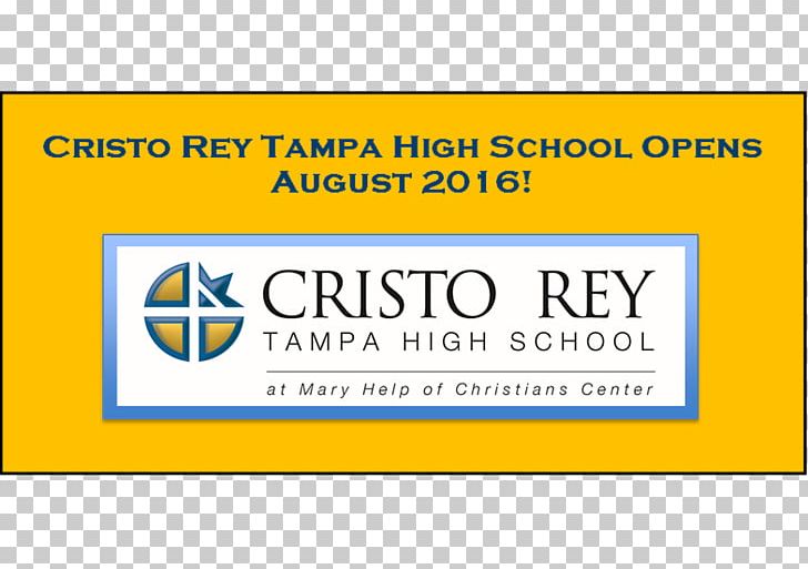 Cristo Rey Tampa High School Cristo Rey Dallas College Prep Cristo Rey High School Cristo Rey Network National Secondary School PNG, Clipart, Area, Banner, Brand, Catholic School, Cristo Rey Network Free PNG Download