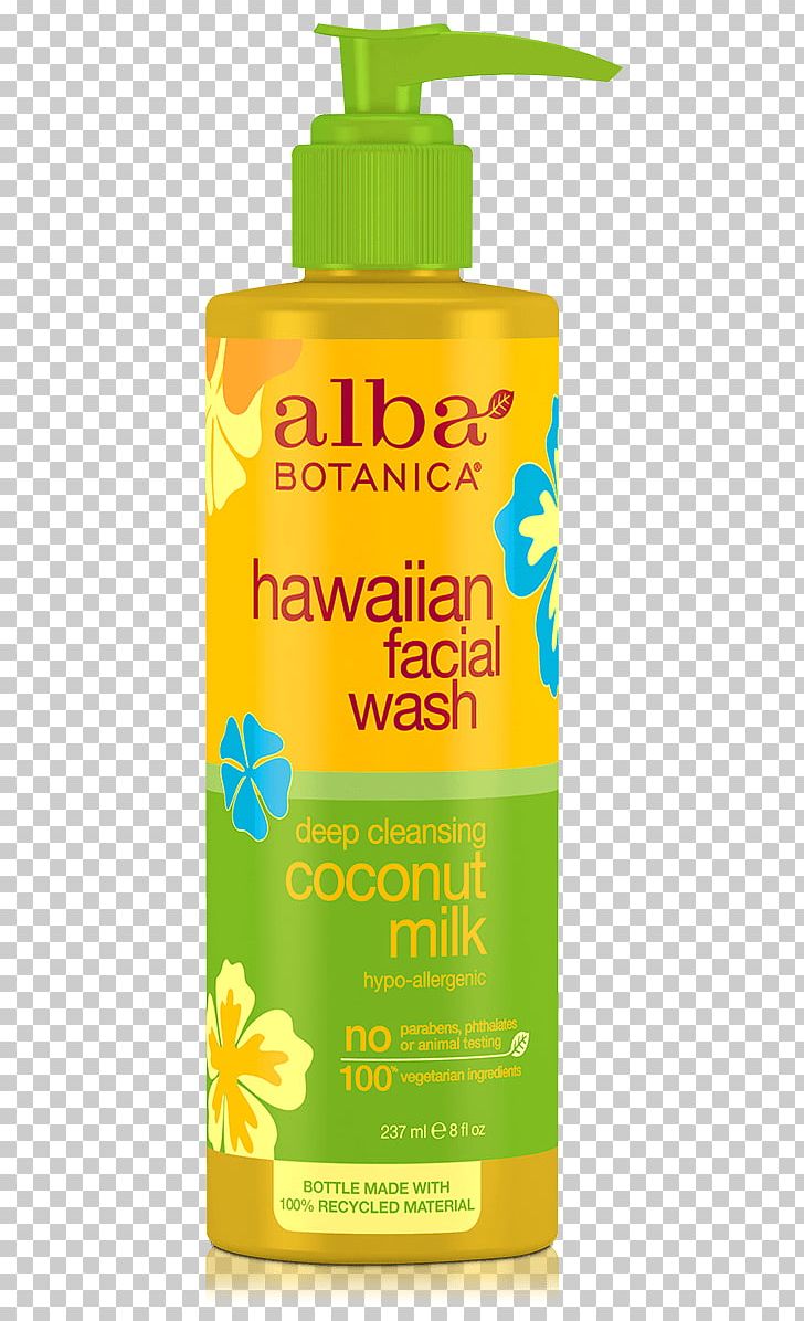 Coconut Milk Alba Botanica Hawaiian Facial Cleanser Alba Botanica Hawaiian Facial Wash PNG, Clipart, Body Wash, Cleanser, Coconut, Coconut Milk, Cosmetics Free PNG Download