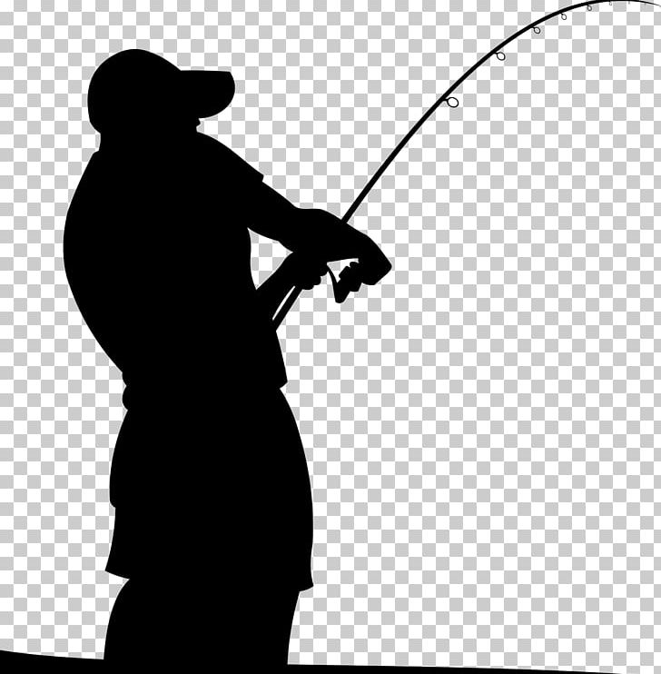 Fishing Rods Fisherman Silhouette PNG, Clipart, Angle, Black, Black And White, Fisherman, Fishing Free PNG Download