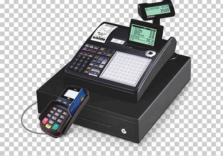 Cash Register Point Of Sale Business Retail Casio PNG, Clipart, Barcode, Cash, Communication, Corded Phone, Credit Card Machine Free PNG Download