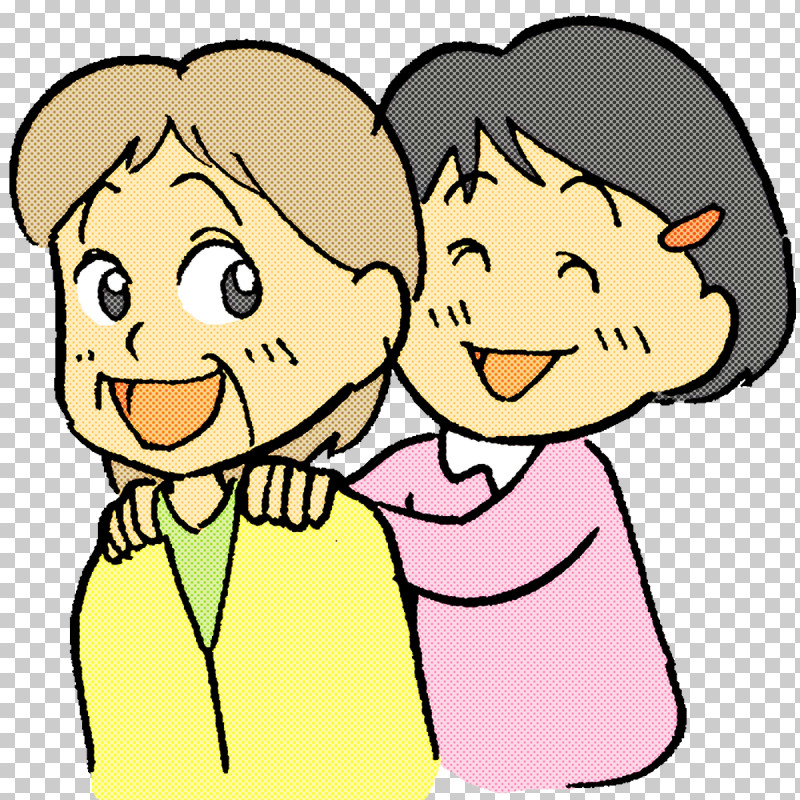 Hug Friendship Cartoon Free Hugs Campaign Laughter PNG, Clipart, Cartoon, Drawing, Free Hugs Campaign, Friendship, Grandparents Cartoon Free PNG Download