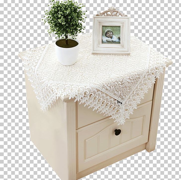 Bedside Tables Towel Tablecloth Furniture PNG, Clipart, Angle, Bedside Tables, Box, Drawer, Embroidery Free PNG Download