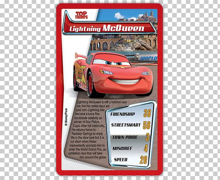 Top Trumps Car Lightning McQueen Winning Moves PNG, Clipart, Automotive Design, Brand, Car, Cars 3, Country Free PNG Download