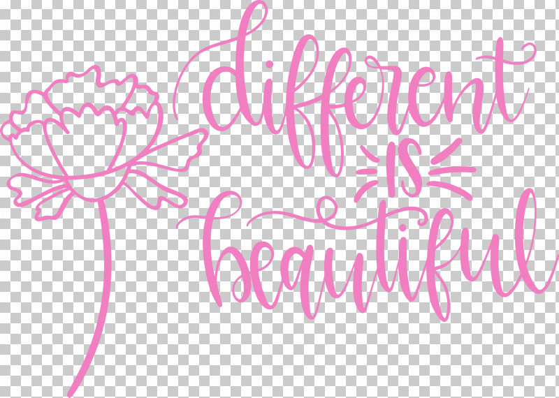 Different Is Beautiful Womens Day PNG, Clipart, Calligraphy, Flower, Geometry, Line, Logo Free PNG Download