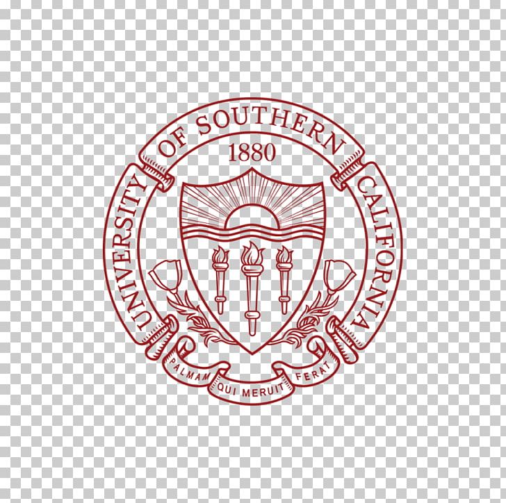 University Of Southern California Logo Illustration Sticker PNG, Clipart, Area, Brand, California, Circle, Crest Free PNG Download