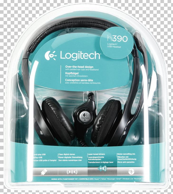 Headphones Microphone Headset Logitech H390 PNG, Clipart, Audio, Audio Equipment, Electronic Device, Electronics, Gadget Free PNG Download