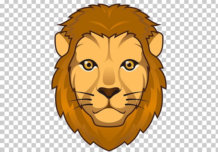 Lion Emoji Drawing Text Messaging PNG, Clipart, Android Nougat, Animals, Art, Art Emoji, Big Cats Free PNG Download